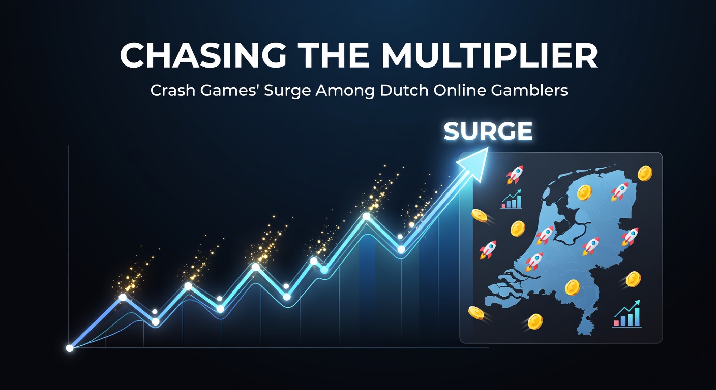 Spelersgrafiek toont pieken in Nederlandse crash game-deelname, met multipliers en uitbetalingscurves