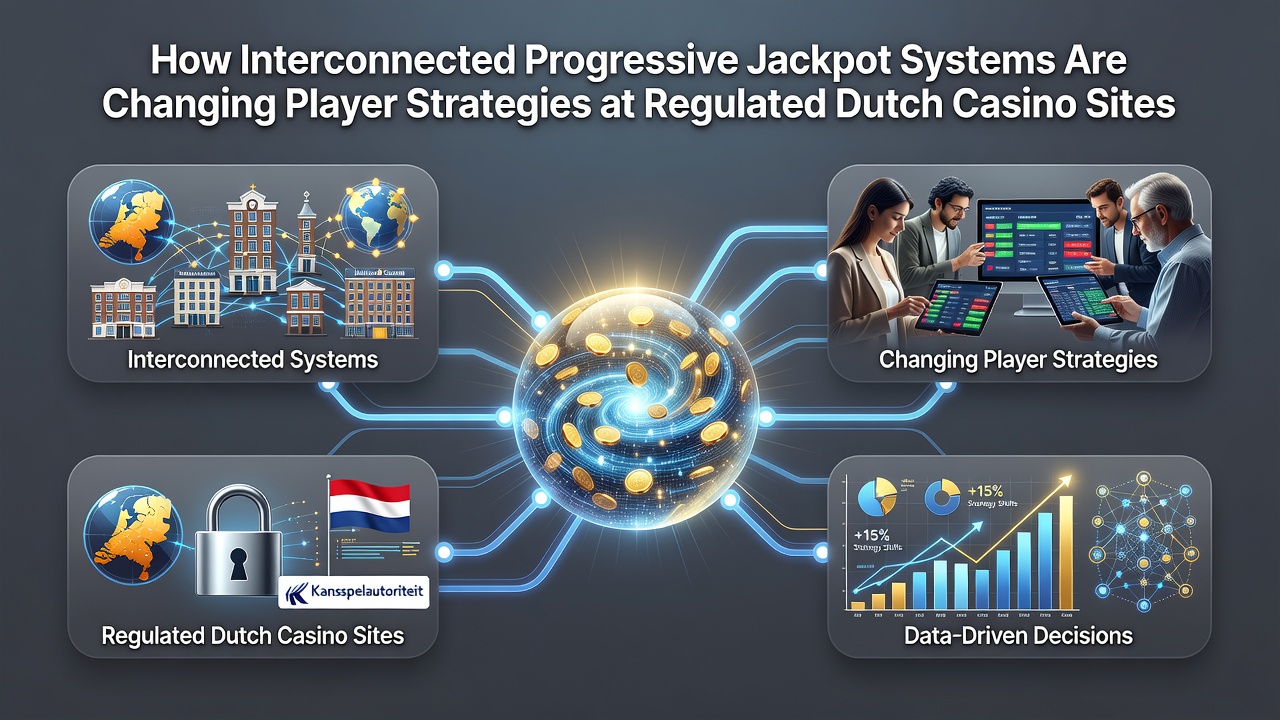 Afbeelding van onderling verbonden progressieve jackpot systemen in actie op Nederlandse platforms