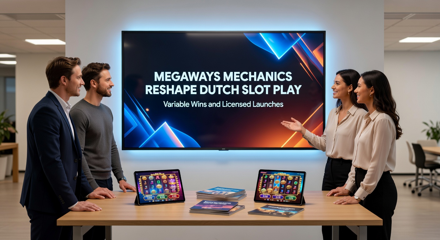 Grafiek met variabele winlijnen in een Megaways-slot, illustrerend 117.649 mogelijke combinaties en een grote jackpot-uitbetaling