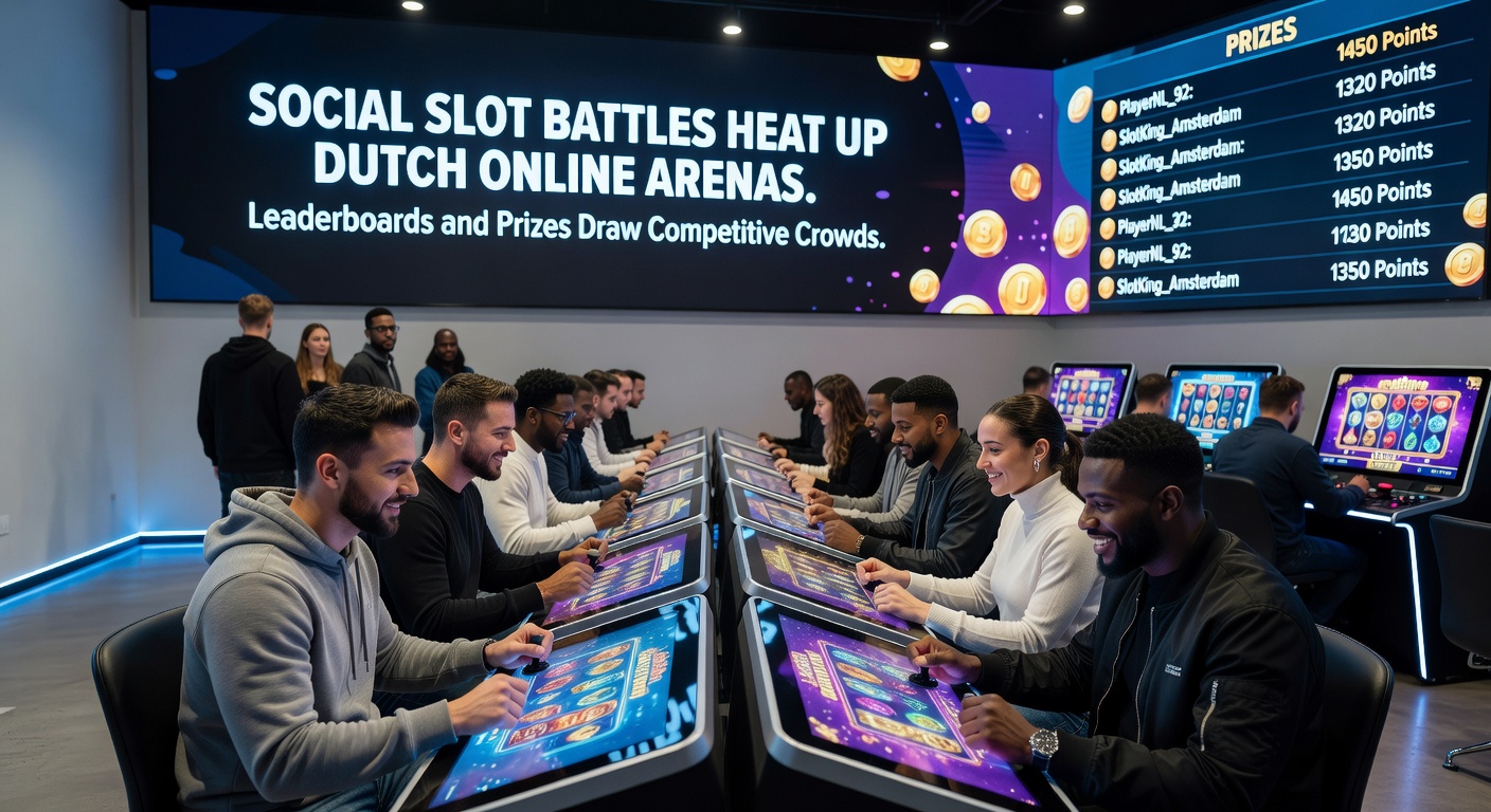 Schermafbeelding van een bruisende online slot battle leaderboard met spelers die strijden om de toppositie in een Nederlands casino platform