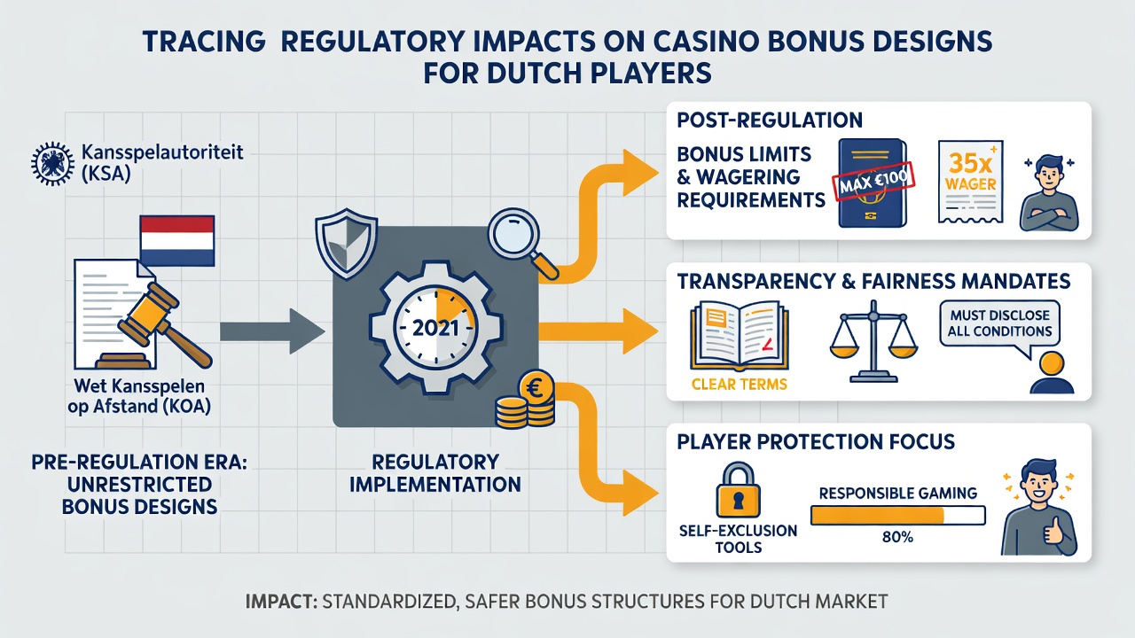 Analyse van bonusaanpassingen bij Nederlandse online casino's onder regelgeving